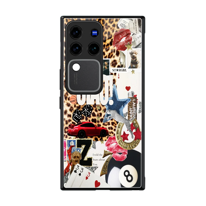 Ciao Luxe back phone cover | glass case forvivo v30 pro