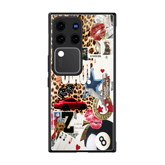 Ciao Luxe back phone cover | glass case forvivo v30 pro