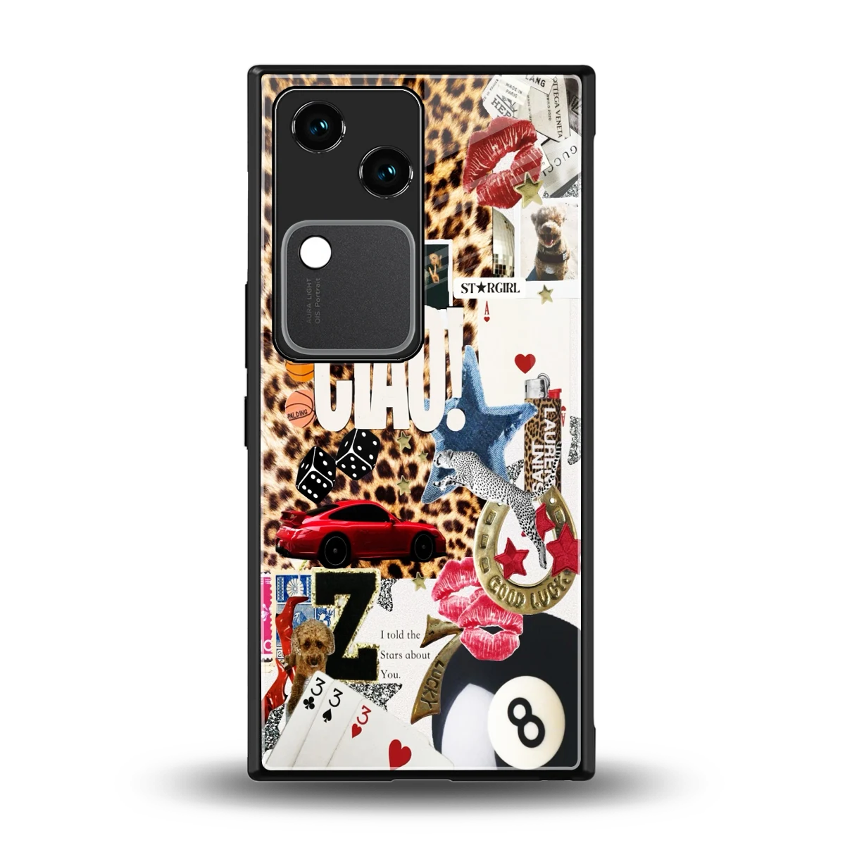 Ciao Luxe back phone cover | glass case for vivo v30