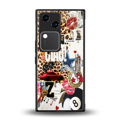 Ciao Luxe back phone cover | glass case for vivo v30