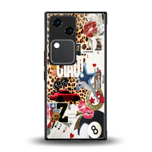 Ciao Luxe back phone cover | glass case for vivo v30