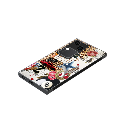 Ciao Luxe stylish phone case for vivo v30 | glossy glass and slim fit