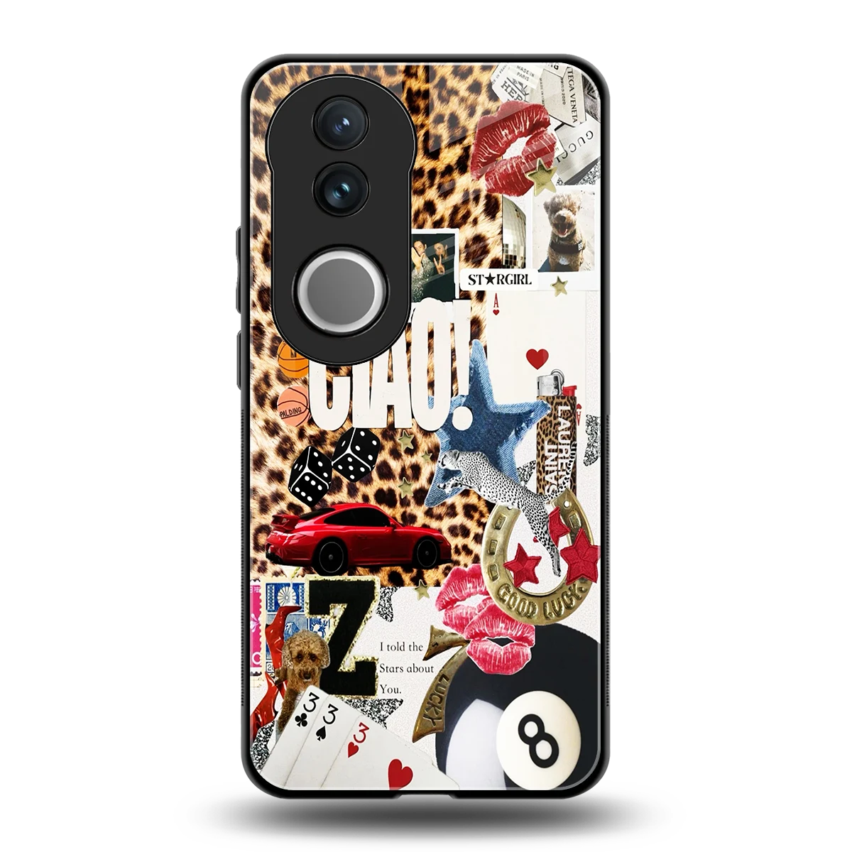 Ciao Luxe back phone cover | glass case for vivo v50