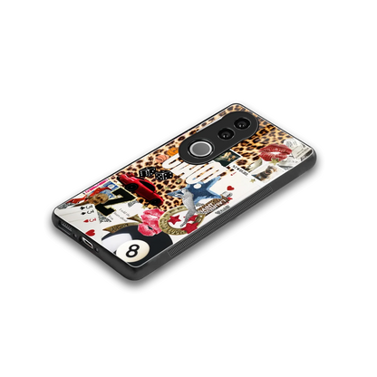 Ciao Luxe stylish phone case for vivo v50 | glossy glass and slim fit