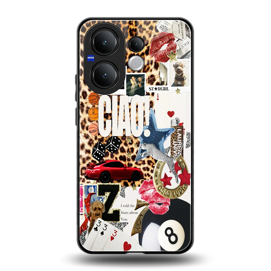 Ciao Luxe back phone cover | glass case for vivo v60