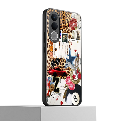 Ciao Luxe vivo v70 fe mobile cover | shockproof glass phone case