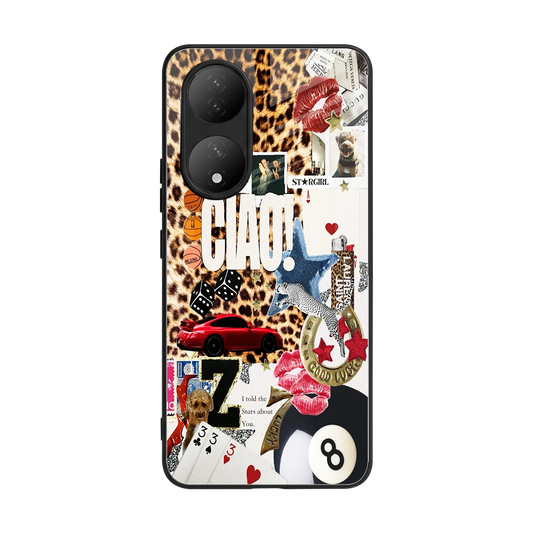 Ciao Luxe back phone cover | glass case for Vivo-y100