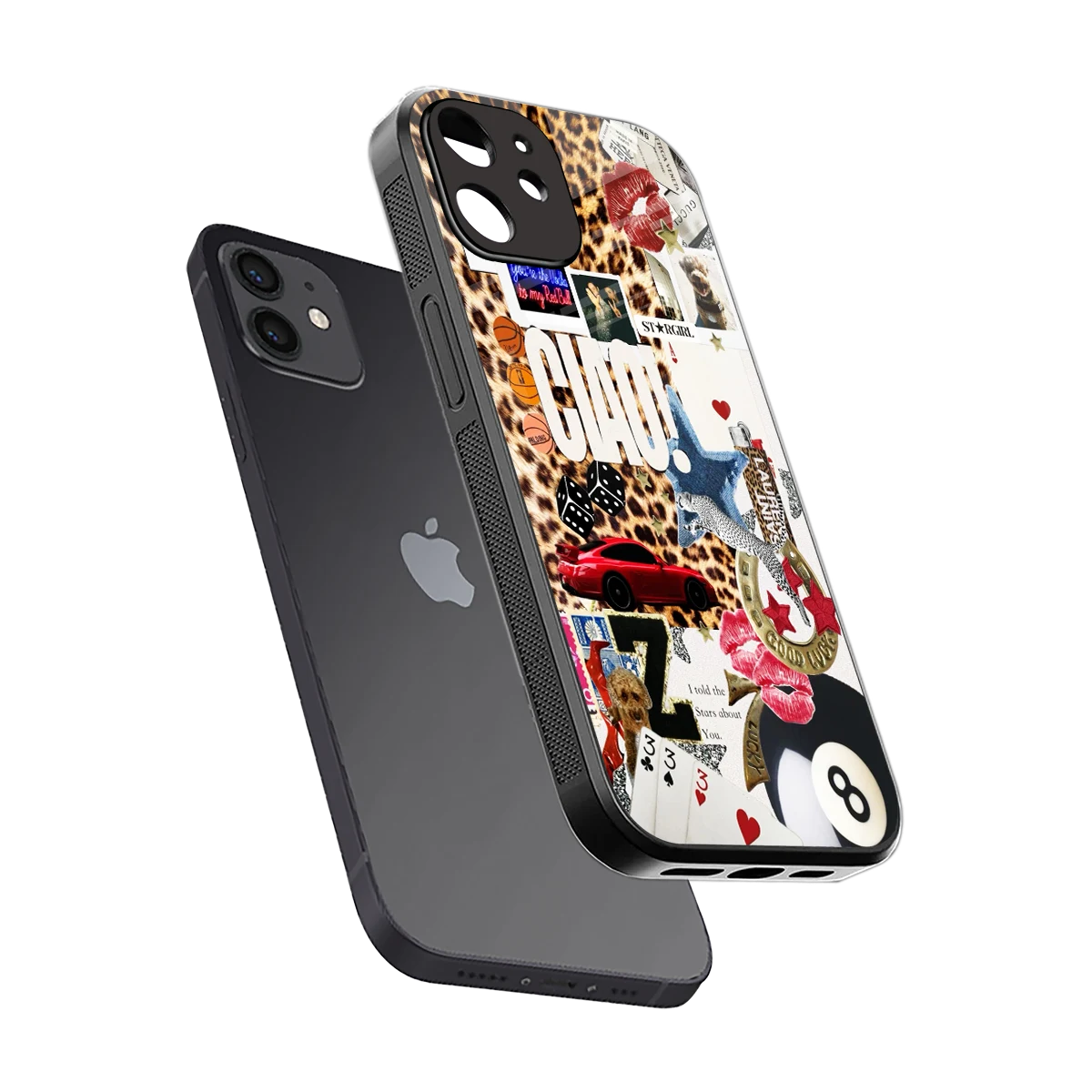 Ciao Luxe sleek iphone 11 cover with tempered glass back and TPU edges