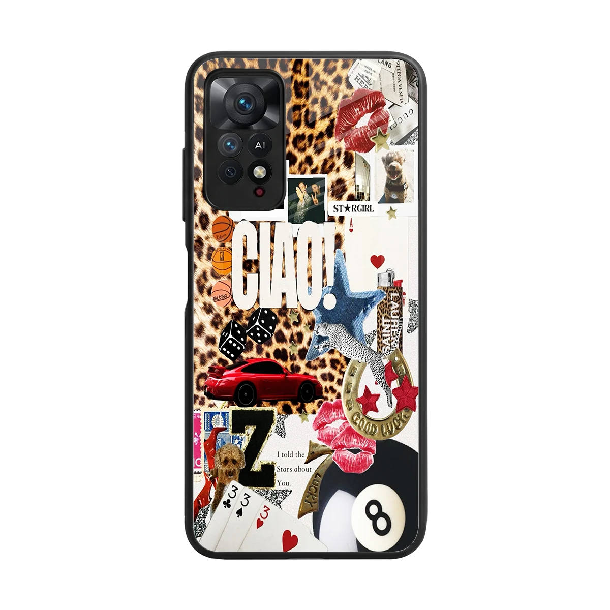 Ciao Luxe back phone cover | glass case for redmi note 11 pro
