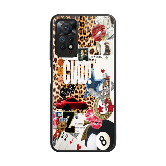 Ciao Luxe back phone cover | glass case for redmi note 11 pro