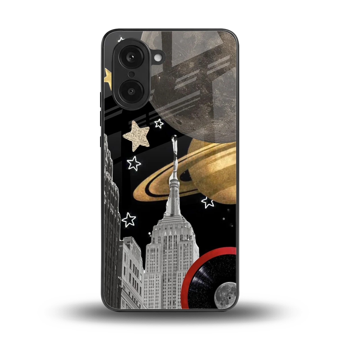 City Cosmos back phone cover | glass case for oneplus nord ce5 5g
