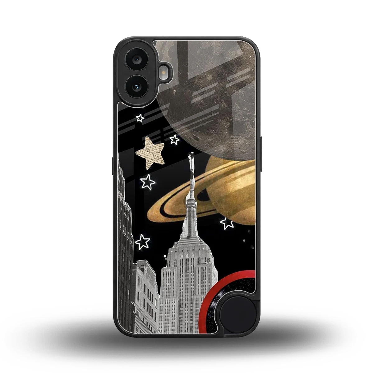 City Cosmos back phone cover | glass case for cmf nothing phone 1