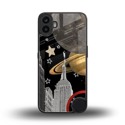 City Cosmos back phone cover | glass case for cmf nothing phone 1