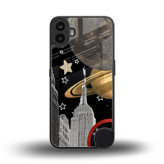 City Cosmos back phone cover | glass case for cmf nothing phone 1