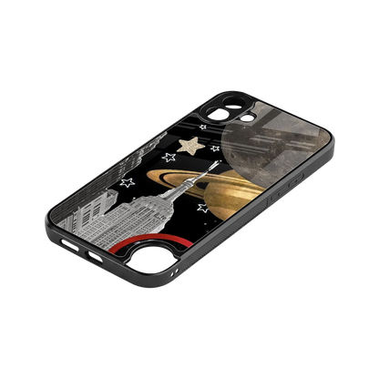 City Cosmos stylish phone case for cmf nothing phone 1 | glossy glass and slim fit