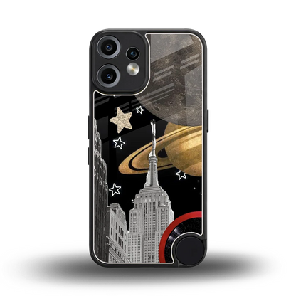 City Cosmos back phone cover | glass case for cmf nothing phone 2 pro