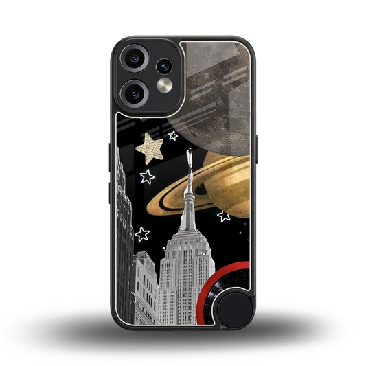 City Cosmos back phone cover | glass case for cmf nothing phone 2 pro