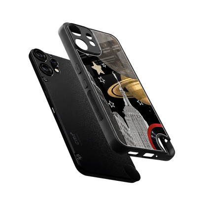 City Cosmos sleek cmf nothing phone 2 pro cover with tempered glass back and TPU edges