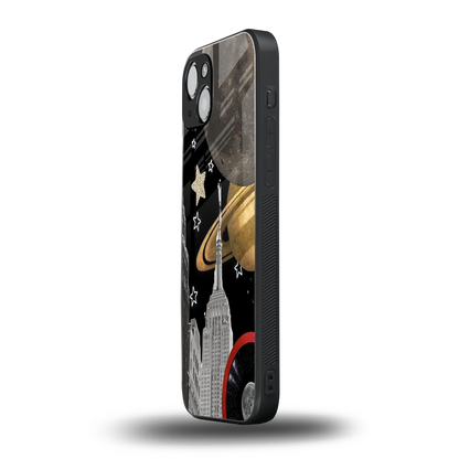 City Cosmos iphone 13 mobile cover | shockproof glass phone case