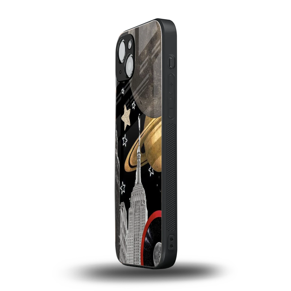 City Cosmos iphone 14 plus mobile cover | shockproof glass phone case