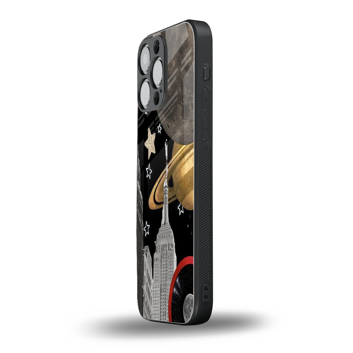 City Cosmos iphone 15 pro max mobile cover | shockproof glass phone case