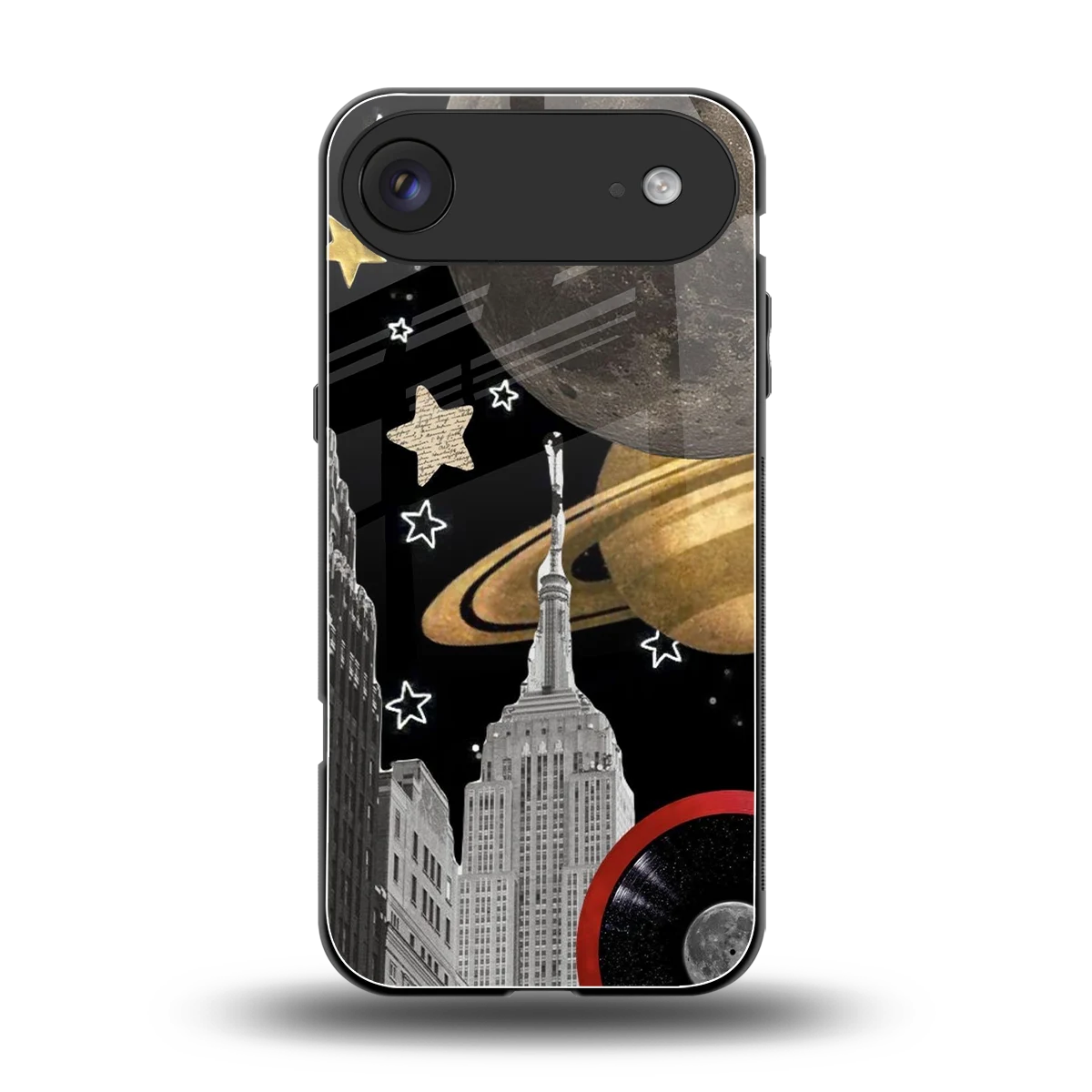 City Cosmos back phone cover | glass case for iphone air