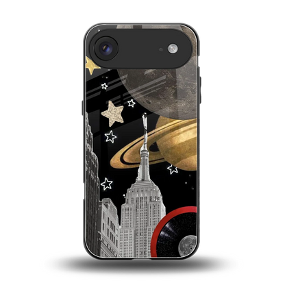 City Cosmos back phone cover | glass case for iphone air