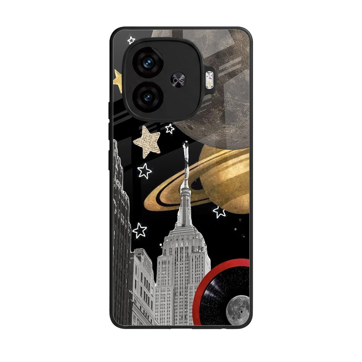City Cosmos back phone cover | glass case for iqoo neo 10r 5g