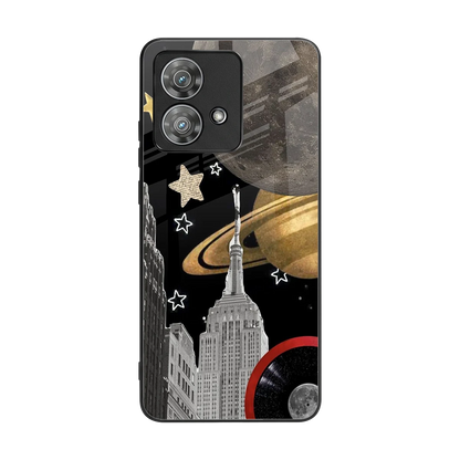 City Cosmos back phone cover | glass case for motorola edge 40 neo 5g