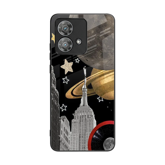 City Cosmos back phone cover | glass case for motorola edge 40 neo 5g