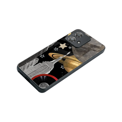 City Cosmos stylish phone case for motorola edge 40 neo 5g | glossy glass and slim fit