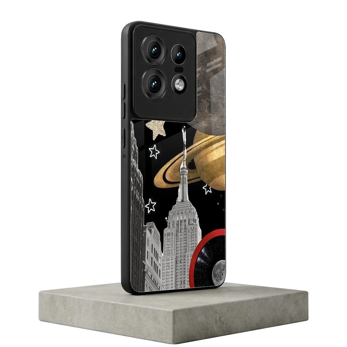 City Cosmos motorola edge 50 pro mobile cover | shockproof glass phone case