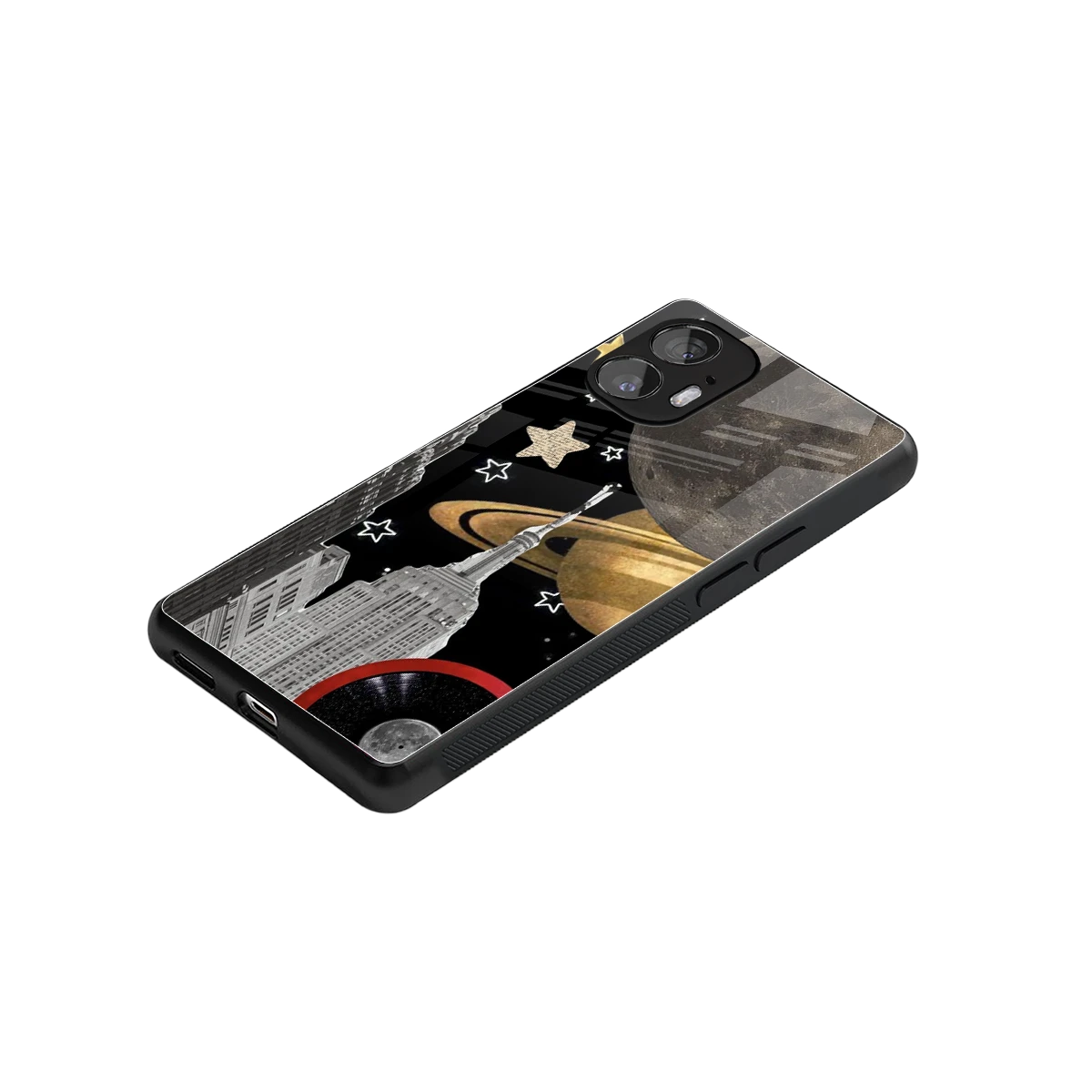 City Cosmos stylish phone case for nothing phone 2 | glossy glass and slim fit