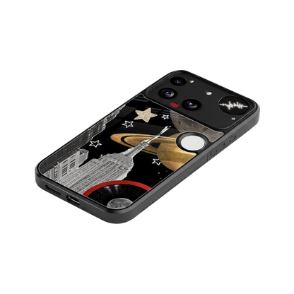 City Cosmos stylish phone case for nothing phone 3 | glossy glass and slim fit