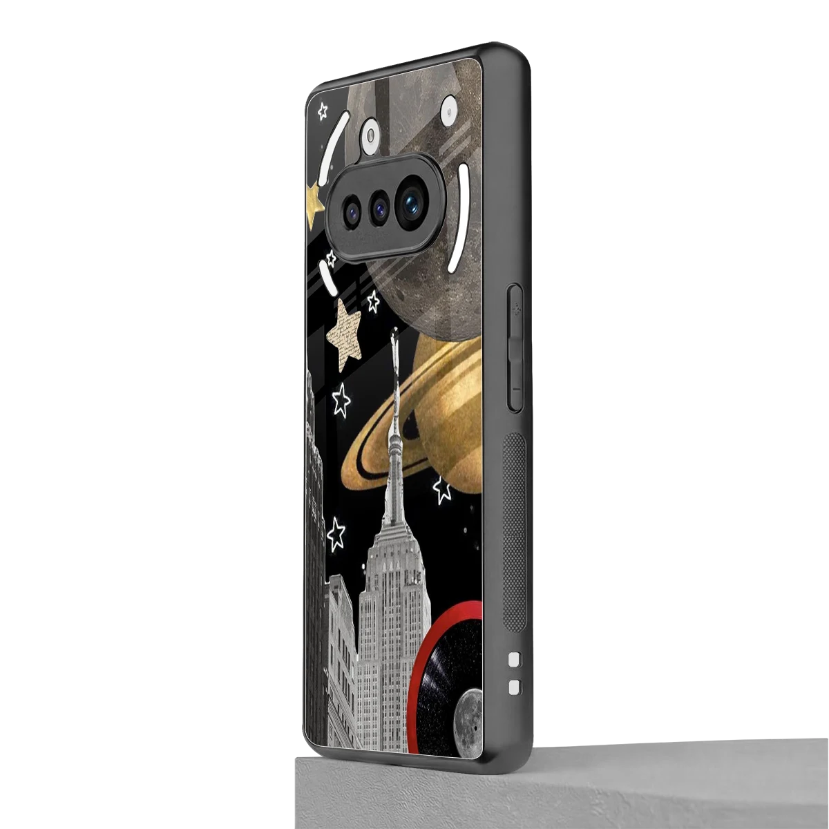 City Cosmos nothing phone 3a mobile cover | shockproof glass phone case