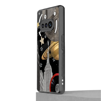 City Cosmos nothing phone 3a mobile cover | shockproof glass phone case