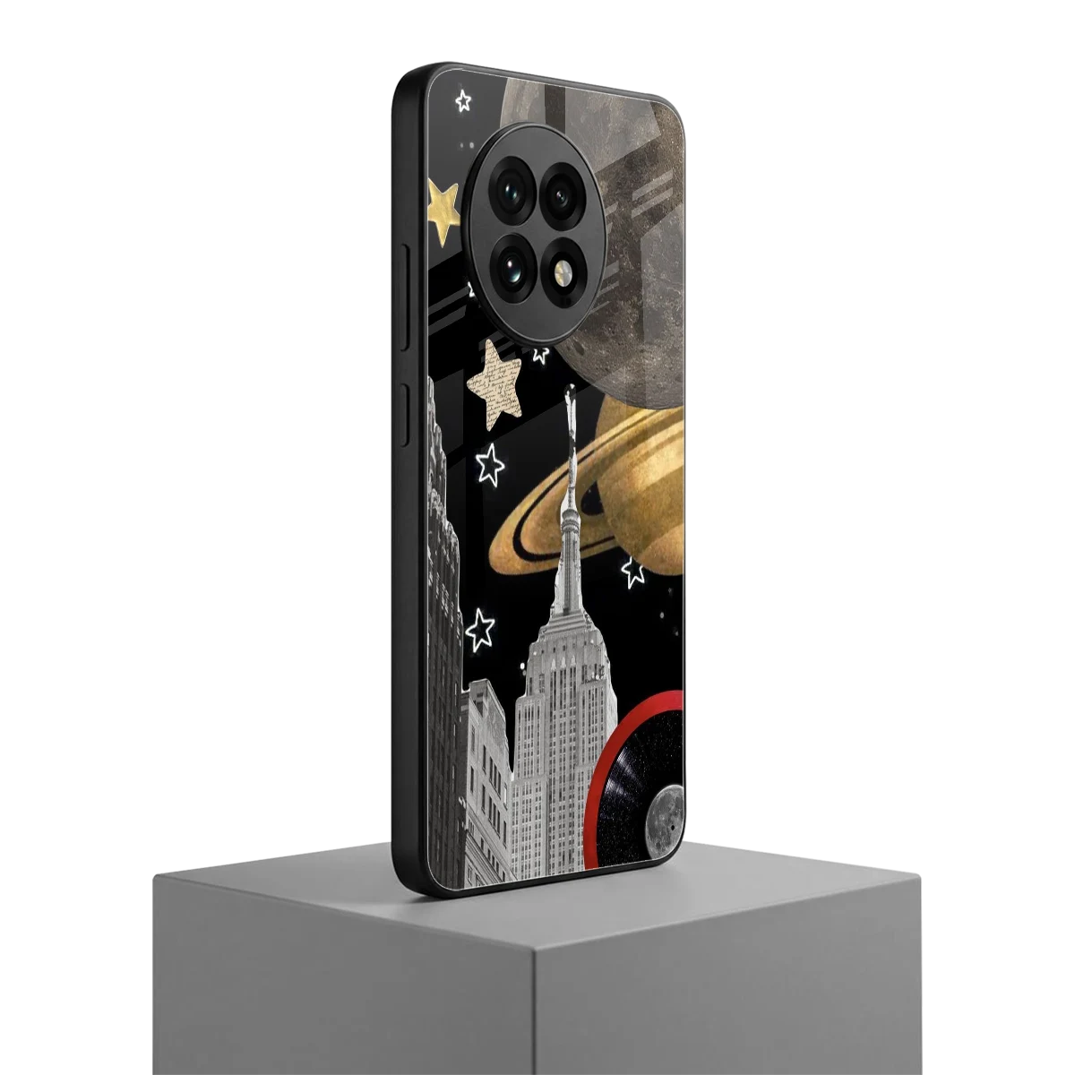 City Cosmos oneplus 13r mobile cover | shockproof glass phone case