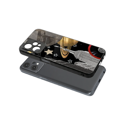 City Cosmos sleek oneplus nord ce 2 lite cover with tempered glass back and TPU edges