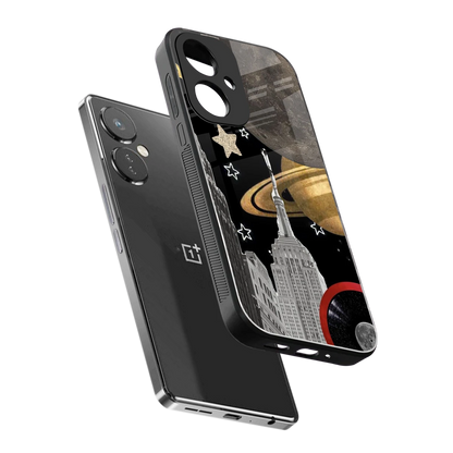 City Cosmos sleek oneplus nord ce 3 cover with tempered glass back and TPU edges