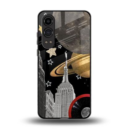 City Cosmos back phone cover | glass case for oneplus nord ce 4 lite