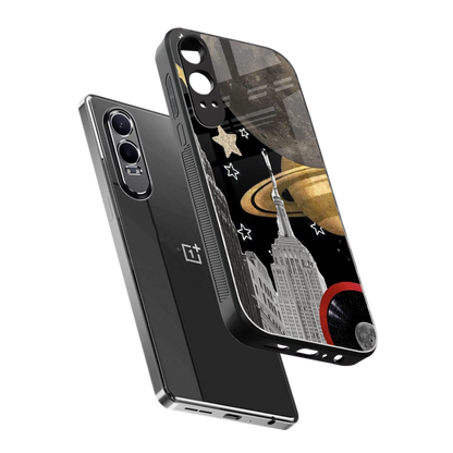 City Cosmos sleek oneplus nord ce 4 lite cover with tempered glass back and TPU edges