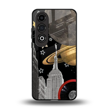City Cosmos back phone cover | glass case for oneplus nord ce 4