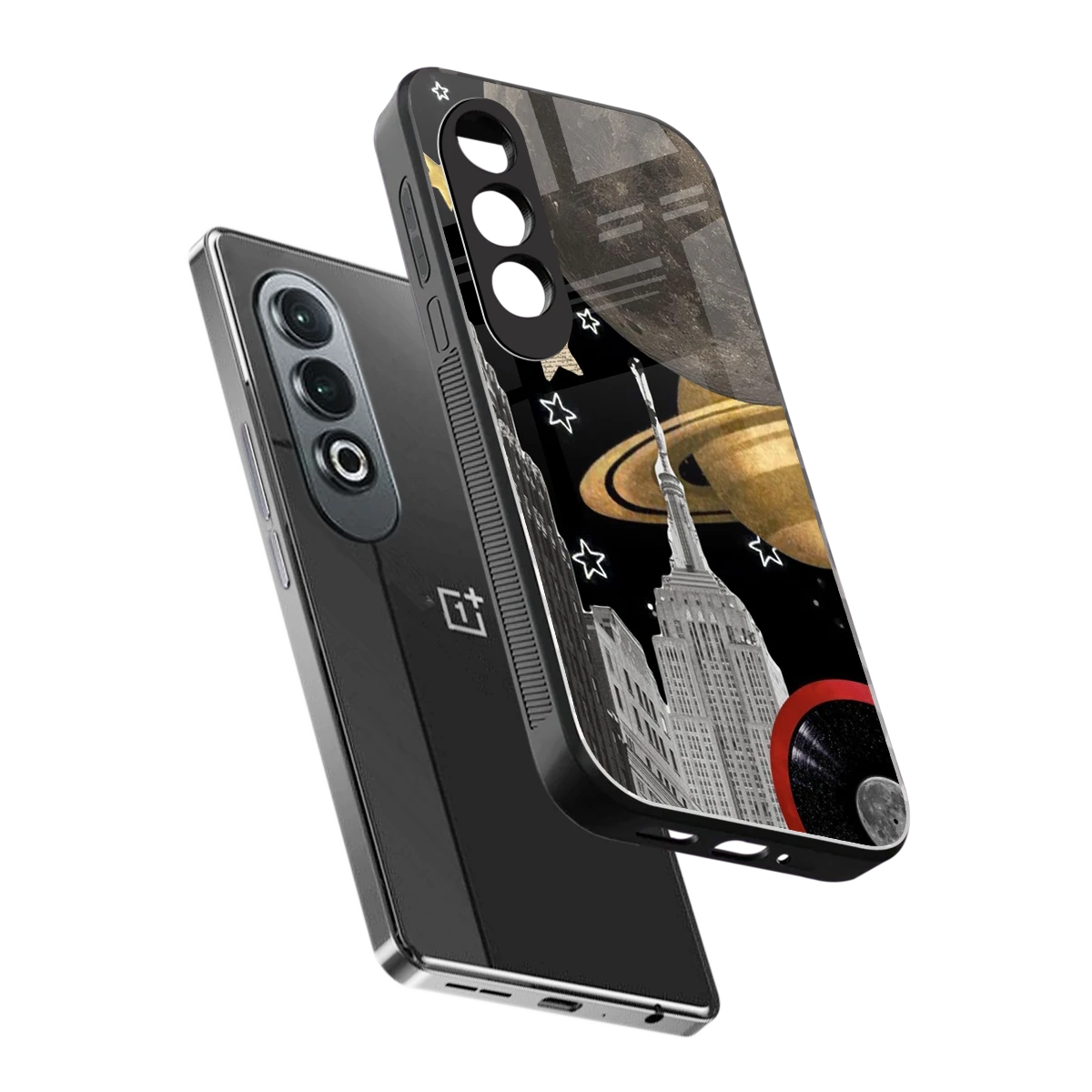 City Cosmos sleek oneplus nord ce 4 cover with tempered glass back and TPU edges