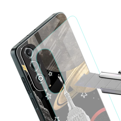 City Cosmos stylish phone case for oneplus nord ce 4 | glossy glass and slim fit