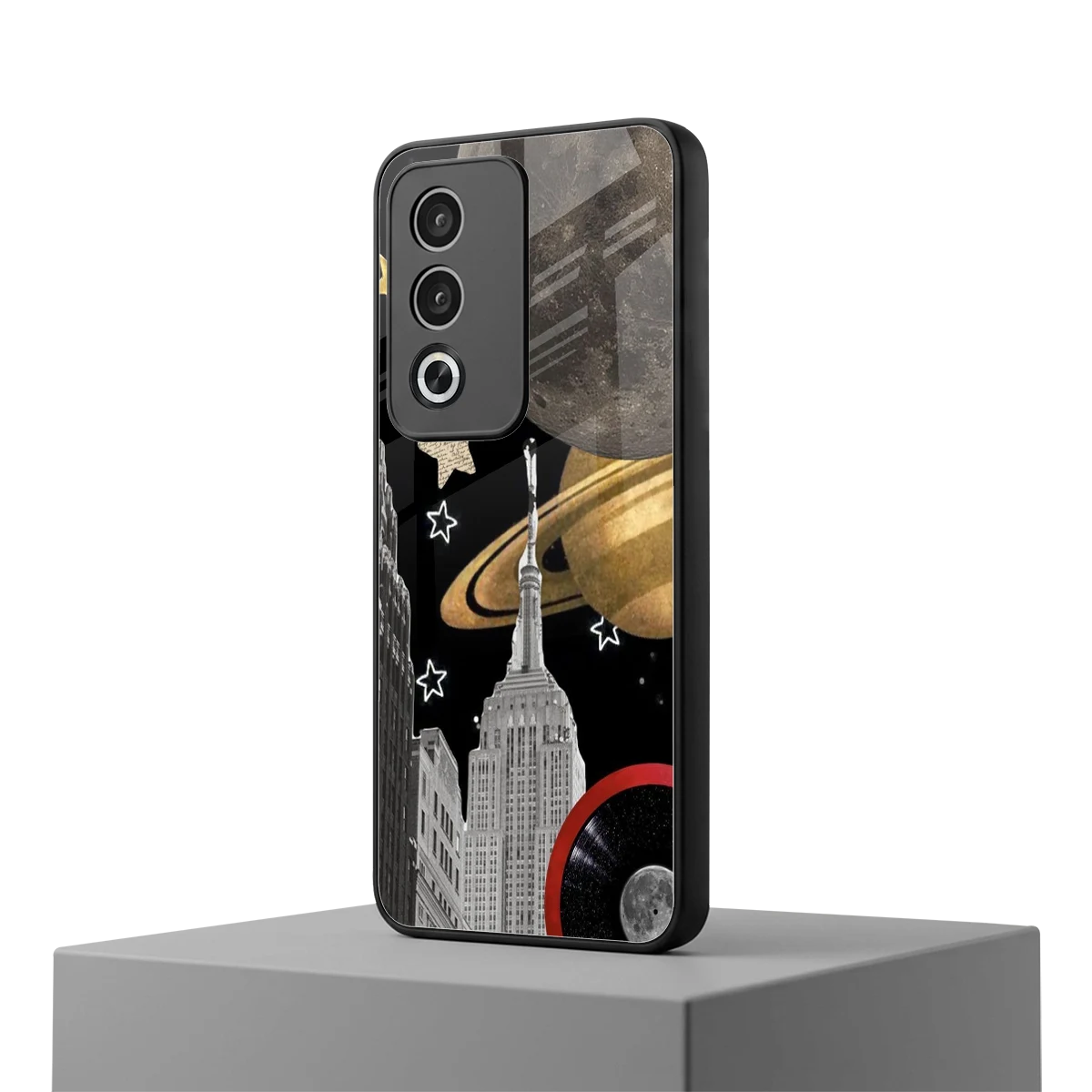 City Cosmos oppo a3 pro mobile cover | shockproof glass phone case