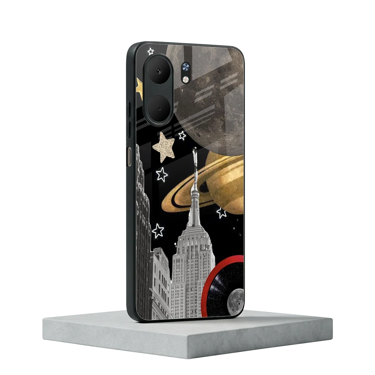 City Cosmos oppo a5x 5g mobile cover | shockproof glass phone case