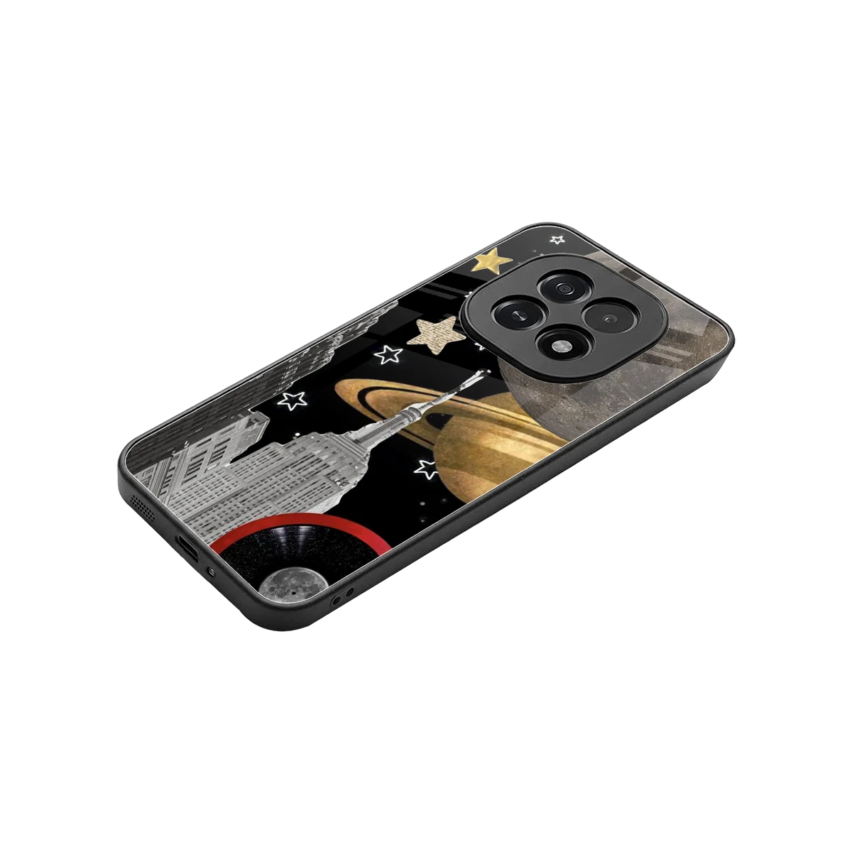 City Cosmos stylish phone case for oppo f29 5g | glossy glass and slim fit