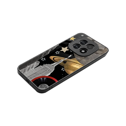 City Cosmos stylish phone case for oppo f29 5g | glossy glass and slim fit