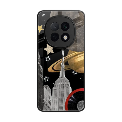 City Cosmos back phone cover | glass case for oppo f29 pro 5g