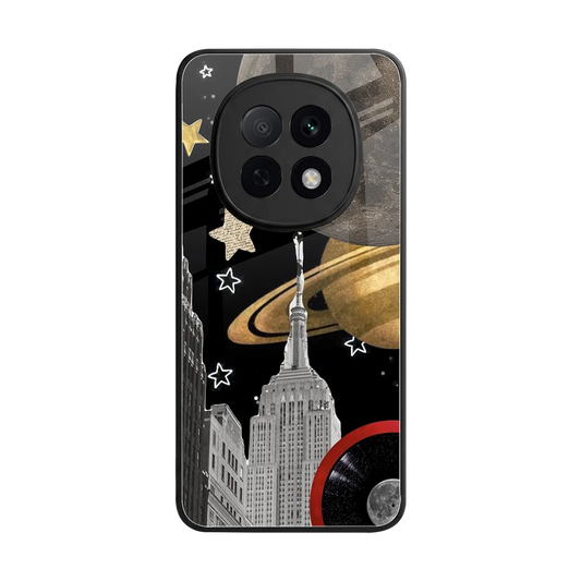 City Cosmos back phone cover | glass case for oppo f29 pro 5g